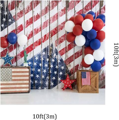 كيت 7x5ft أمريكا العلم الخلفيات التصوير 4 يوليو يوم الاستقلال الوطني استوديو الصور خلفية اطلاق النار in Saudi Arabia