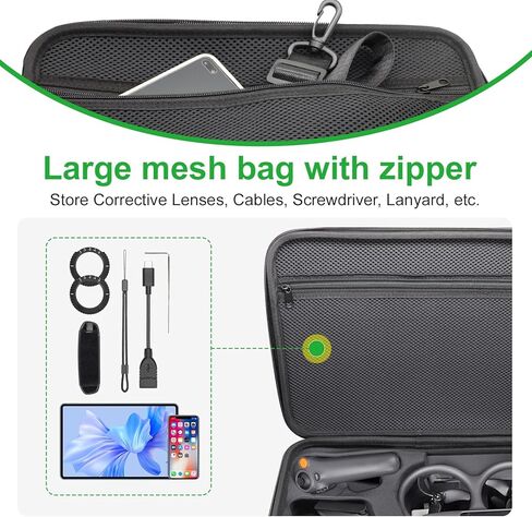 Avata 2 Carrying Case Portable Travel Bag for DJI Avata 2 Fly More Combo with Goggles 3 Storage Bag Crossbody Bags for DJI Avata 2 Accessories RC Motion 3 (C) in Kuwait