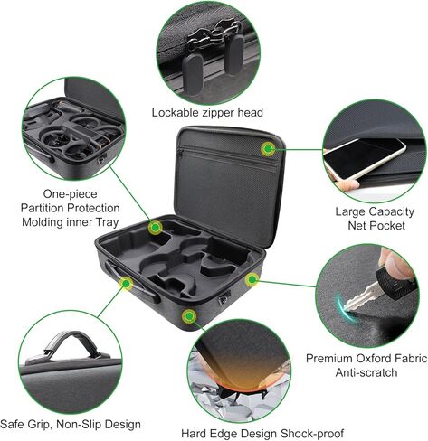 Avata 2 Carrying Case Portable Travel Bag for DJI Avata 2 Fly More Combo with Goggles 3 Storage Bag Crossbody Bags for DJI Avata 2 Accessories RC Motion 3 (C) in Kuwait