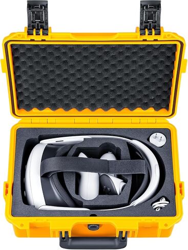Lykus Titan OQ200 Waterproof Hard Case, Works with Quest 3/Quest 2, Fit Official Elite Head Strap, Better Protection [CASE ONLY] in Saudi Arabia