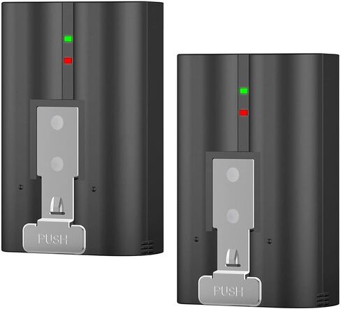 YUELAN 2 Packs 6040mAh Rechargeable Battery for Ring-Video Doorbell 2/3/4, Video Doorbell 3 Plus, Stick Up Cam Battery (2nd & 3rd Gen) and Ring Spotlight Cam Battery in Kuwait