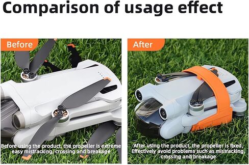 حزام حامل المروحة + غطاء للعدسات Gimbal لـ DJI Mini 3 Pro Drone Props Blade Guard ملحقات حماية (محدثة) in Kuwait