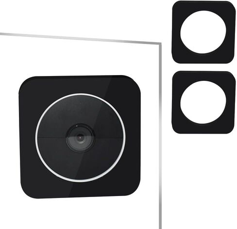 2 حزمة حامل نافذة متوافق مع Google Nest Cam (البطارية، حامل حائط زجاجي للكاميرا لأبواب النوافذ الزجاجية خارج مراقبة الأمان in Kuwait