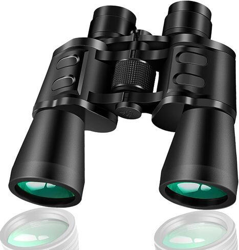 20X50 High Power Binoculars for Adults and Kids with Low Light Vision，Large View Waterproof Binoculars for Bird Watching Hunting Concert Traveling Theater Opera Sightseeing in Saudi Arabia