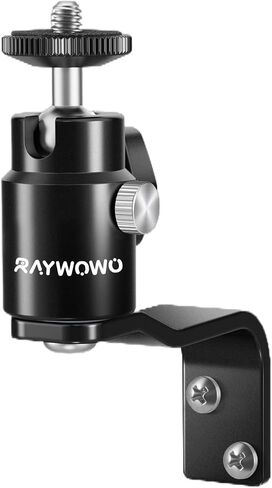 Camera Wall Mount, Flexible Arm Bracket with 1/4" Screws, 5/8" Stud, E Shape Wall Vertical Anchor for Cameras, Lights, Phones in Saudi Arabia