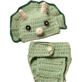 Newborn Photography Prop Baby Boys Girls Photoshoot Outfits Handmade Newborn Photo Knitted Pants Hat Photo Costume