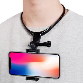 POV/VLOG Selfie Neck Mount neck strap pov camera mount Strap for Action Camera and Smart Phone Video Record Accessories pov phone mount