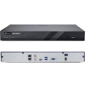 ONWOTE 12MP 32 Channel NVR IP Security Video Audio Recorder, 32CH 12MP/ 8MP/ 6MP/ 5MP Input, 32CH NVR, 2 Storage Bays Support 20TB, 16CH Synchronous Playback, Work with Standard PoE Switch