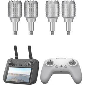 2 Pairs Controller Stick Replacement Joystick for DJI 𝗥𝗖 𝗣𝗿𝗼, 𝗙𝗣𝗩 𝗥𝗲𝗺𝗼𝘁𝗲 𝗖𝗼𝗻𝘁𝗿𝗼𝗹𝗹𝗲𝗿 𝟮/𝟯, Thumb Rocker for DJI Mini 3 Pro, Air 2S, Mavic 3/Pro/Classic/Cine, Avata/2, FPV