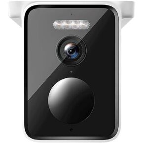 Xiaomi Solar Outdoor Camera BW400 Pro Set, 10000mAh High-Capacity Battery, 132° FOV, Multi-Level Data encryption, IP66 Rating, 2.5K Ultra-Clear Night Vision, AI Detection, White