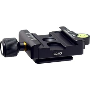 Desmond DAC-50CA Bi-Directional 50mm QR Arca/RRS Compatible Clamp Ideal for 90º Mounting w Removable Dual Dovetail