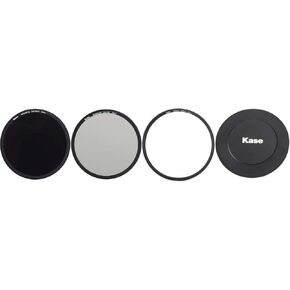 Kase Wolverine 72mm Magnetic Shockproof Tempered Optical Glass Filter Entry Level Kit II Includes Magnetic CPL MCUV ND64 & Lens Cap & Case 72