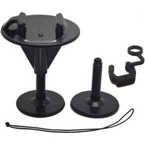 Bodyboard Wakeboard Foam Surfboard Mount Kit Surfing Mount with Anti-Lost Strap for GoPro Hero 8/7/6/5/4/3+/3/2/1 (Black)