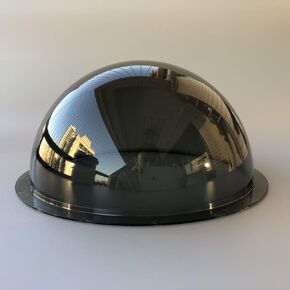 6.85 Inch Indoor Outdoor CCTV Replacement Smoked Color Acrylic Dome Cover Surveillance Security Camera Dome Cover Camera Housing