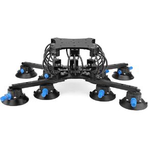 PROAIM Supergrip Suction Car Mount Comes with Vibration Isolator for Camera Gimbals. Payload up to 20kg / 44lb. (VI-SPGP-01)
