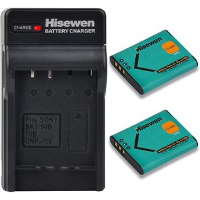 Hisewen 2 حزمة بطارية وشاحن LI-50B Li50b لأوليمبوس SZ-10 SZ-12 SZ-15 SZ-16 HIS SZ-20 SZ-30MR SZ31MR iHS TG-610 TG-630 HIS TG-810 TG-820 TG-830 TG -860 له in Kuwait