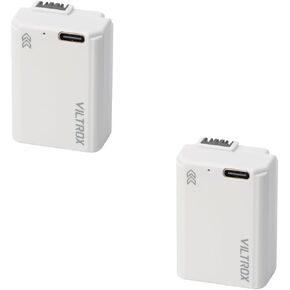 VILTROX TNP-FW50 1030mAh Replacement Battery Kit for Sony Camera, 2 Pack NP-FW50 Battery with Type-C Cable Compatible with Sony ZV-E10, A6400, A6000, A6500, A6300, A7, A7 II, A7R II, A7S II, A7S, A7R