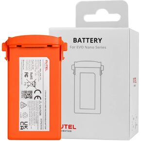 Autel Robotics EVO Nano/Nano+ Series Intelligent Battery, 2250mAh 28min Flight Time, Replacement Battery EVO Nano & Nano Plus Drone (Orange)