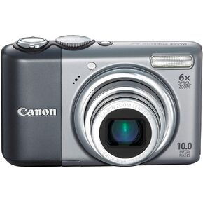 Canon Powershot A2000IS 10MP Digital Camera with 6x Optical Image Stabilized Zoom (Renewed), Dark Gray