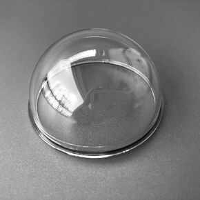 2 Inch Small Acrylic PC Clear Dome Glass Protective Cover Security CCTV Camera Housing Anti-Aging Transparent Shell 51.4x26.57mm