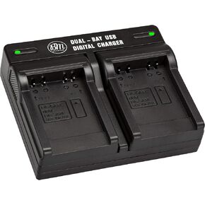 BM NB-6L Dual Battery Charger for Canon PowerShot S120, SX170 IS, SX260 HS, SX280 HS, SX500 IS, SX510 HS, SX520 HS, SX530 HS, SX600 HS, SX610 HS, SX700 HS, SX710 HS, ELPH 500 HS, D10, D20, D30 Cameras