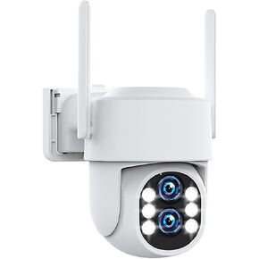 Dual Lens 2K PTZ Wireless Security Camera