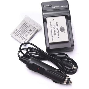 DSTE Replacement for 2X NB-5L Battery + DC22 Travel and Car Charger Adapter Compatible Canon PowerShot S100 S110 SD880 SD890 SD900 SD950 SD970 SD990 SX220 IS SX230 HS Camera