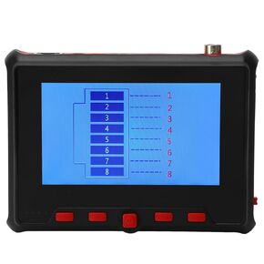 4 in 1 CCTV Tester, 4in Cable Tester, Display Support AHD TVI CVI UTP Cable Tester, 3MP, 4MP, 5MP, 8MP Resolution Camera Image Testing, 3000mAh Battery Capacity (US Plug 100‑240V)