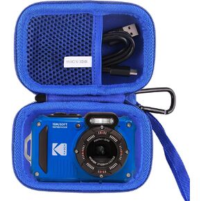 Hard EVA Carrying Case Compatible with for Kodak PIXPRO WPZ2 Rugged Waterproof Digital Camera Case (black)