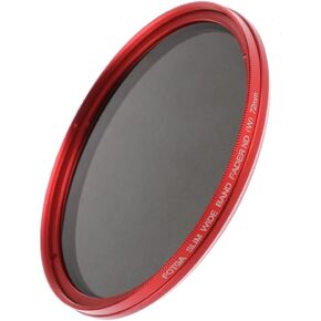 Fotga 72mm ND2 to ND400 Slim Fader Variable Adjustable Camera Lens ND Filter Neutral Density Optial Glass