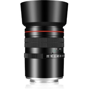 JINTU 85mm F/1.8-22 Medium-Telephoto Fixed Prime Camera Lens for Sony E-Mount Mirrorless a7C a7III a7RIII a7SIII a7IV a7RIV a7RV a9 A1 FX3 ZVE1 A7CR A7CII a6600 a6100 a6300 a6400 a6500 ZV-E10