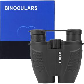 Compact Night Vision Binoculars - 12x25 for Adults & Kids, Easy Focus Bird Watching, Traveling, Wildlife Football Games, Cruise Or Other Outside Activity Transparent