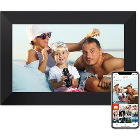 10.1inch Digital Photo Frame Wifi Album IPS LCD Touchscreen Display,Send Pictures from Your Phone,Photo Frames Multiple Pictures, Share Moments Instantly via Phone from Anywhere