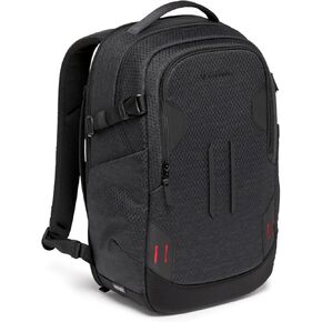Manfrotto PRO Light Backloader S, Professional Camera Backpack, Top and Rear Access, Double Tripod Attachment, Padded Backpack with Interchangeable Dividers, Black
