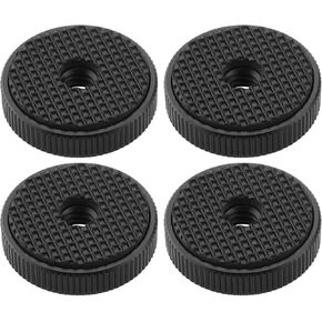 4PCS 1/4 Inch Camera Aluminum Alloy Female Thumb Wheel 26 x 6.5mm Camera Lock Nut Adapter for Camera to Microphone Tripod Connecting