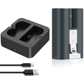 Rechargeable Battery for 1 Pack 7000mAh and Dual Charging Station for Video Doorbell 2,Doorbell 3,Spotlight Cam and Stick Up Cam