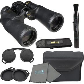 Aculon A211 8249 12x50 Binoculars with Lens Pen and Lumintrail Cloth
