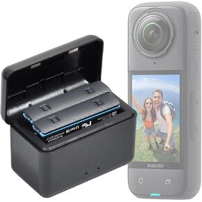 Fotoleey X4 Power Charge Hub for Insta360 X4 Support 2 Ways Fast Charging
