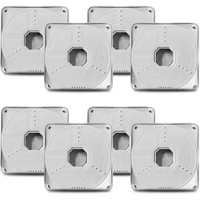 {Universal Junction Box for Camera} Security Camera Junction Box Hide Cable, Wall Ceiling Mount Bracket for CCTV Cam, Base Boxes for Dome Bullet Outdoor Camera, ABS Plastic Electric Enclosure (8 Pack) in Saudi Arabia