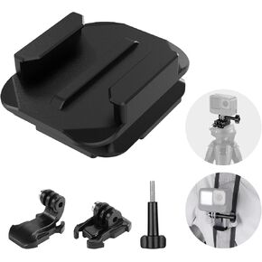 Neewer Backpack Strap Mount Adapter Kit Compatible with Peak Design Capture Clip V3 GoPro Insta360 AKASO DJI Osmo Action Camera Cage, Quick Release Plate Compatible with Peak Design Tripod, QR016