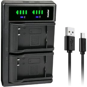 Kastar 4-Pack Battery and LTD2 USB Charger Replacement for Leica BP-DC15 Battery, Leica BC-DC15 Charger, Leica D-Lux Type 109, Leica D-Lux 7, Leica C-Lux Digital Cameras