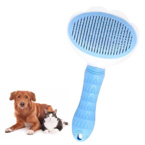 AllStylesByPatel Cat and Dog Brush for Shedding, Long or Short Hairs, Grooming Pet Hairs Comb Pet Massage Shedding Remover Pet Hair, Tangles and Loose Fur (Pink)