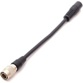 DC 5.5/2.1mm to Male 4pin Hirose Power Adapter for Trimble 5600,3600 Total Station