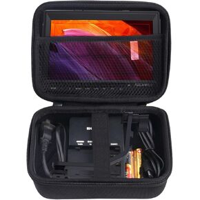 JINMEI Hard EVA Carrying Case Compatible with FEELWORLD FW759 7 Inch/F6 Plus/FW568 V3 DSLR wer F100 7 Inch Camera Monitor and More Video Monitors external member case