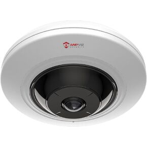 كاميرا Anpviz Fisheye5MP IP POE مع عرض 360 درجة، كاميرا أمان داخلية بانورامية للمكتب مع اكتشاف الإنسان، محادثة في اتجاهين، مناظر بانورامية متعددة للعرض in Kuwait
