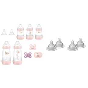 MAM Matte Essentials Gift Set, 10-Piece, Newborn, Boy