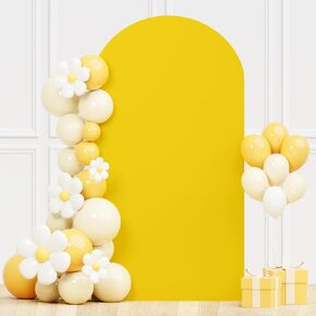 White 4ft Arch Cover Spandex Fitted Arch Backdrop Cover Spandex Arch Covers Chiara Backdrop Cover Double Sided Arch Backdrop Cover for Wedding Themed Birthday Party Banquet Decorations