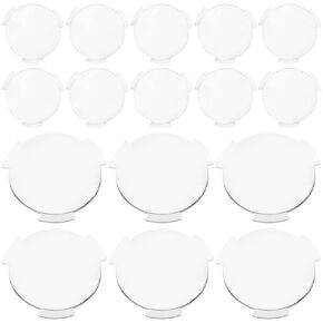 DIY Cardboard Lens Biconvex Lens Set of 20 Plastic Pop- Bi-Convex 25mm Diameter 45mm Focal Length Lens for DIY Cardboard VR Magnifier Lens Replacement