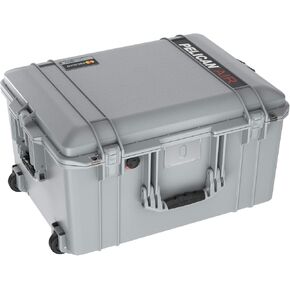 Pelican Air 1607 Case with Foam - Silver