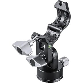 Leofoto HS-25 Tilt Adapter/Convertor with Panning Base for 25mm Tripod Center Column